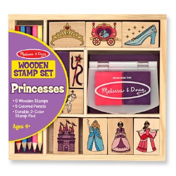 Princesses Wooden Stamp Set