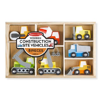 Wooden Construction Site Vehicles