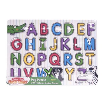 Peg Puzzle See-inside Alphabet