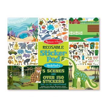 Reusable Sticker Pad-habitats