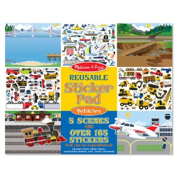 Reusable Sticker Pad-vehicles