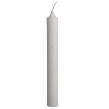 Straight Candle 8" White