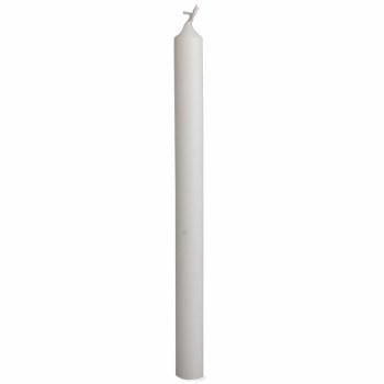 Straight Candle 12" White