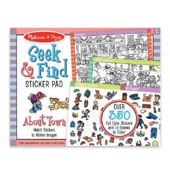 Seek &amp; Find Sticker Pad Around Town