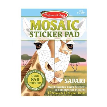 Mosaic Sticker Pad - Safari