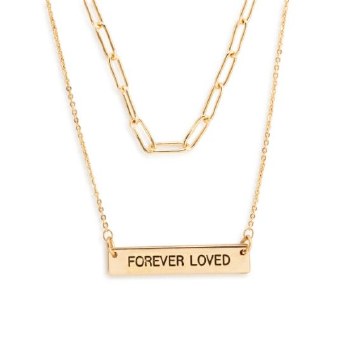 Loving Memories Necklace Gold