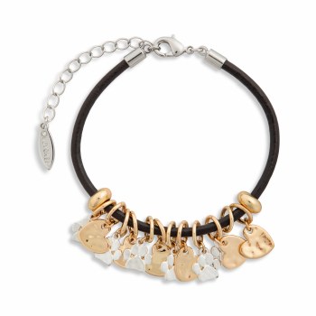 Charm Bracelet Paw Print &amp; Heart