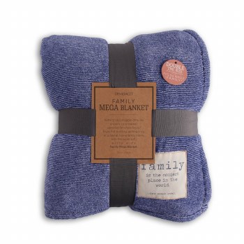 Family Mega Blanket Blue
