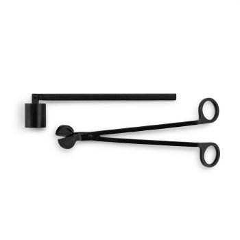 Candle Snuffer &amp; Trimmer Set - Black