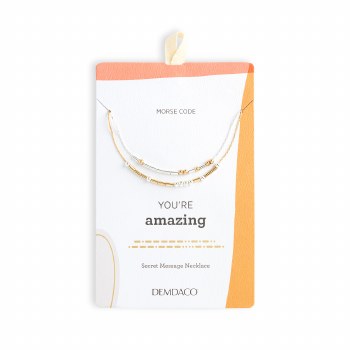 Morse Code Necklace Amazing