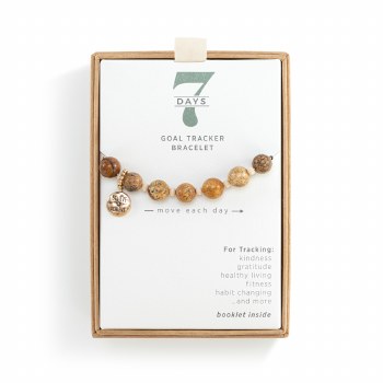 7 Days Bracelet Taupe &amp; Gold