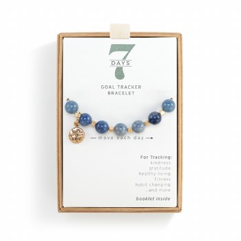 7 Days Bracelet Indigo &amp; Gold