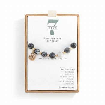 7 Days Bracelet Black &amp; Gold