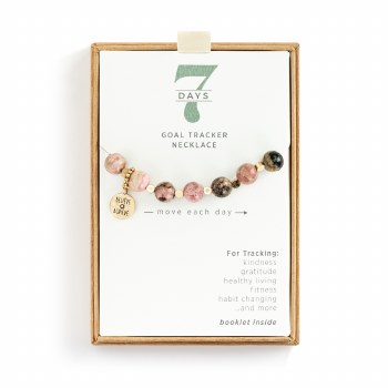 7 Days Necklace Pink &amp; Gold