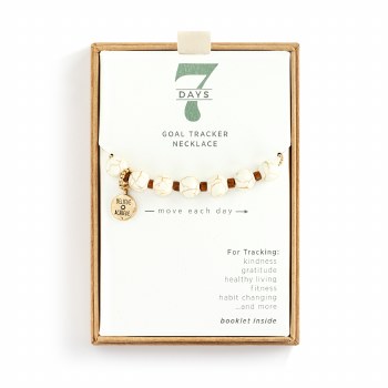 7 Days Necklace Ivory &amp; Gold