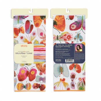 Microfiber Towel Belize Butterflies
