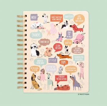 Spiral Notebook If Dogs Could Talk