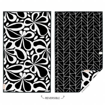 Microfiber Towel Mod Floral Tile