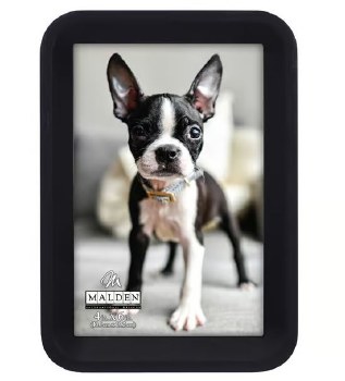 Curved Black Wood Frame 4x6