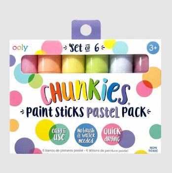 Chunkies Paint Sticks Pastel Pack Set of 6