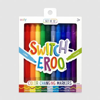 Switch-eroo! Color-Changing Markers Set of 12
