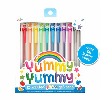 Yummy Yummy Scented Glitter Gel Pens Set of 12