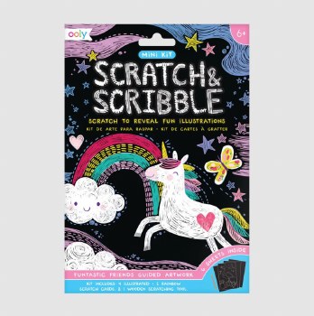 Scratch &amp; Scribble Mini Kit - Funtastic Friends