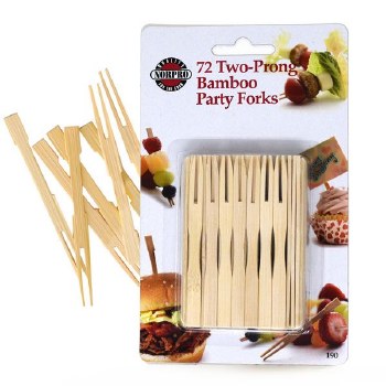 Bamboo Party Forks 72ct