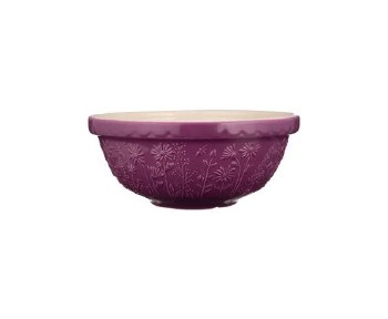 In The Meadow Mixing Bowl Purple 11"
