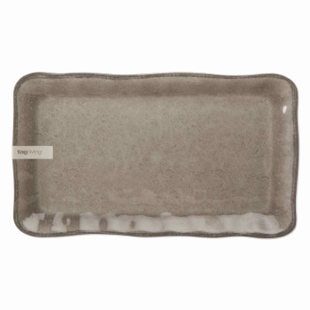 Melamine Veranda Platter Gray