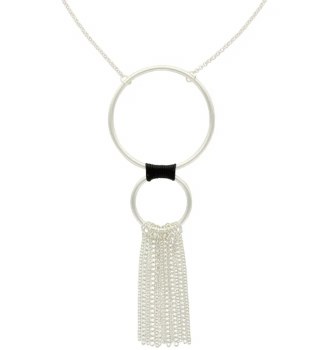 Necklace Tassels on Double Circle