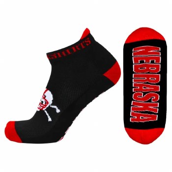 Husker Footies Socks Blackshirts