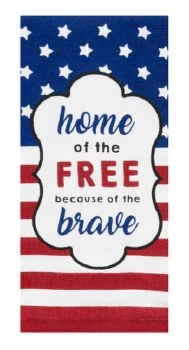 Kitchen Towel Home Of The Free