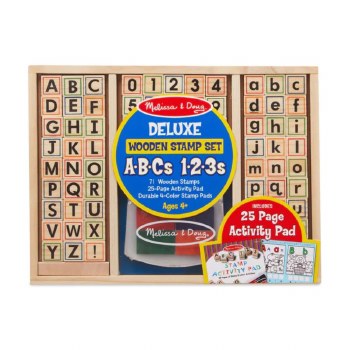 Wooden Abc Activity Stamp Set
