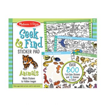 Seek &amp; Find Sticker Pad Animals