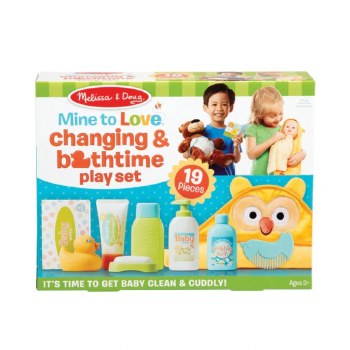 Mine To Love Changing &amp; Bathtime Play Set