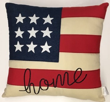 Denim Americana Pillow
