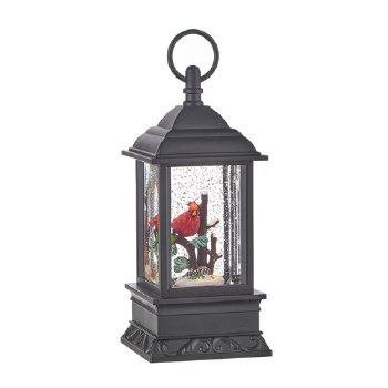 Water Lantern Lighted Cardinal 9.5"