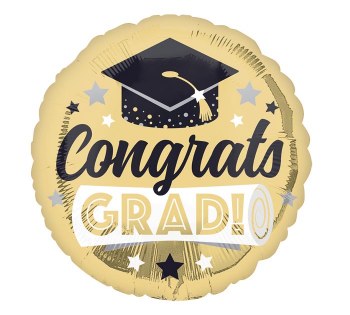 Foil Balloon 17" Congrats Grad