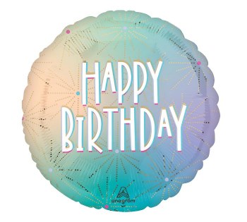 Foil Balloon 17" Birthday Pastel Dream