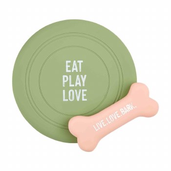 Eat Frisbee And Bone Set