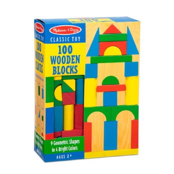 100 Wood Blocks Set