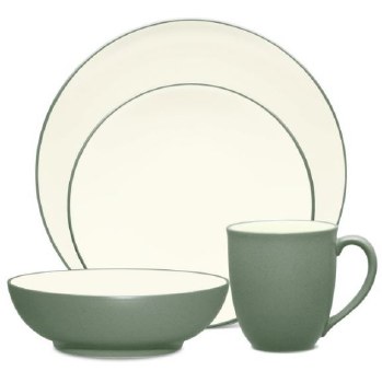 Colorwave Green Coupe 4 Piece Place Setting
