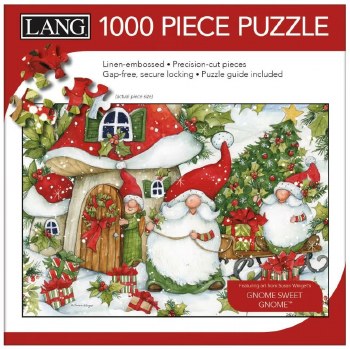 1000 Piece Puzzle Holiday Gnomes