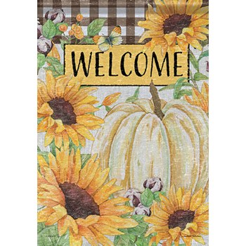 Garden Flag Shimmer Fall Sunflowers