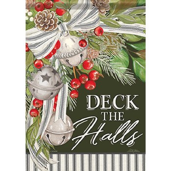 Garden Flag Foil Silver Bells