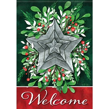 Garden Flag Rustic Star