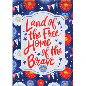 Garden Flag Usa Daisy