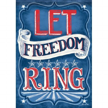 Garden Flag Let Freedom Ring