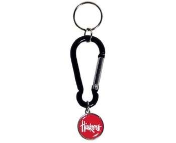 Nebraska Huskers Keychain Carabiner